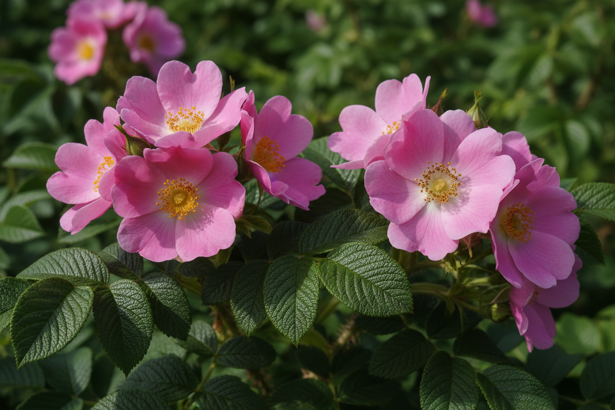 Apfel-Rose - Blütendetail