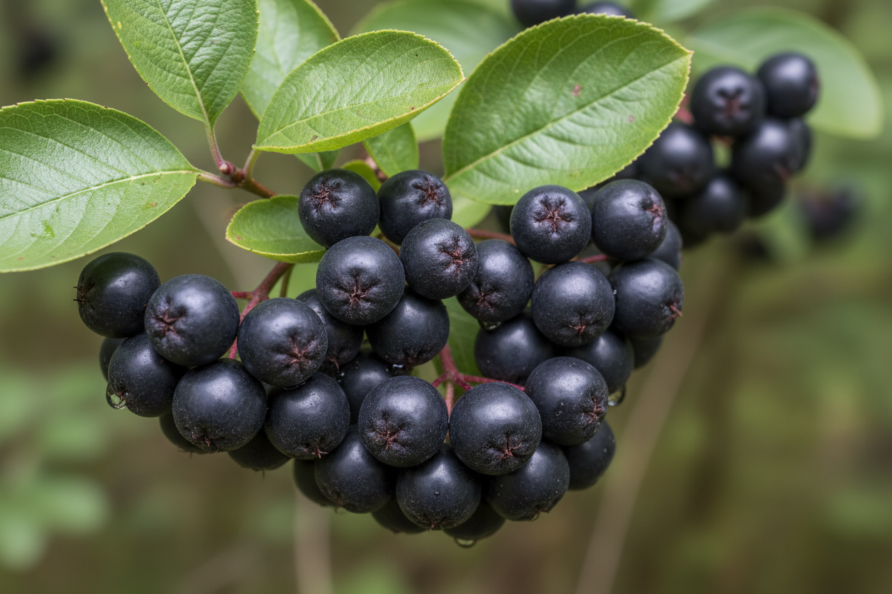 Apfelbeere Viking - Beerendetail