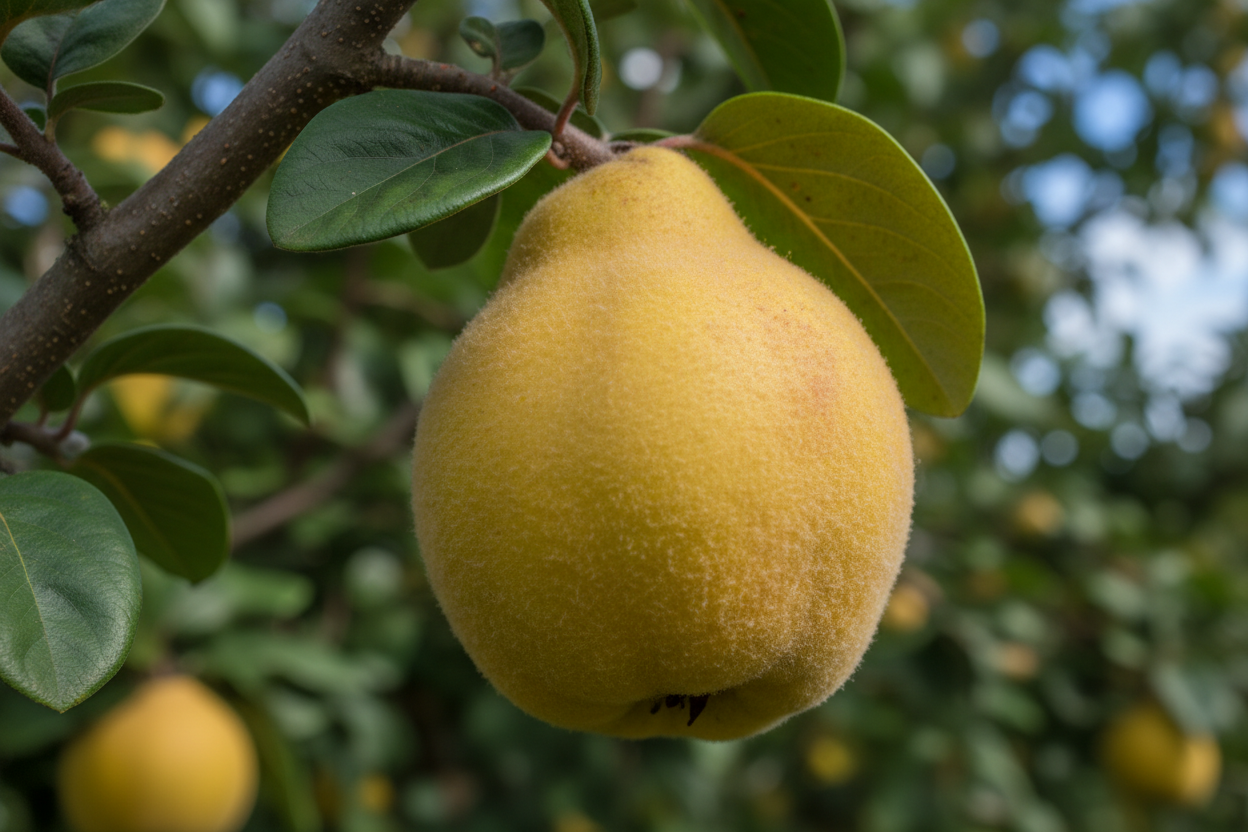 Birnenquitte 'Bereczki' - Fruchtdetail