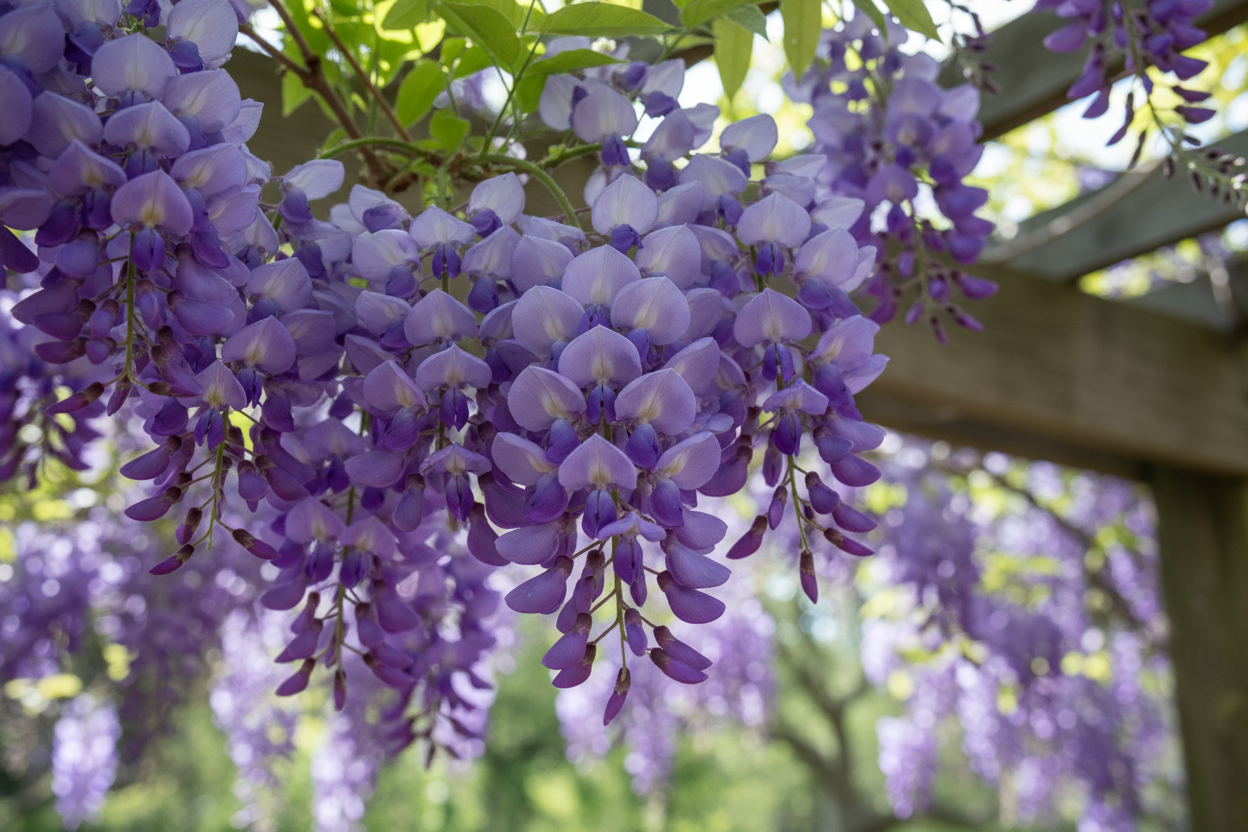 Blauregen brachybotrys - Blütendetail