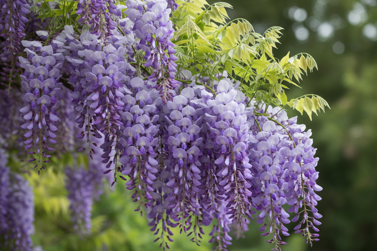 Chinesischer Blauregen - Blütendetail
