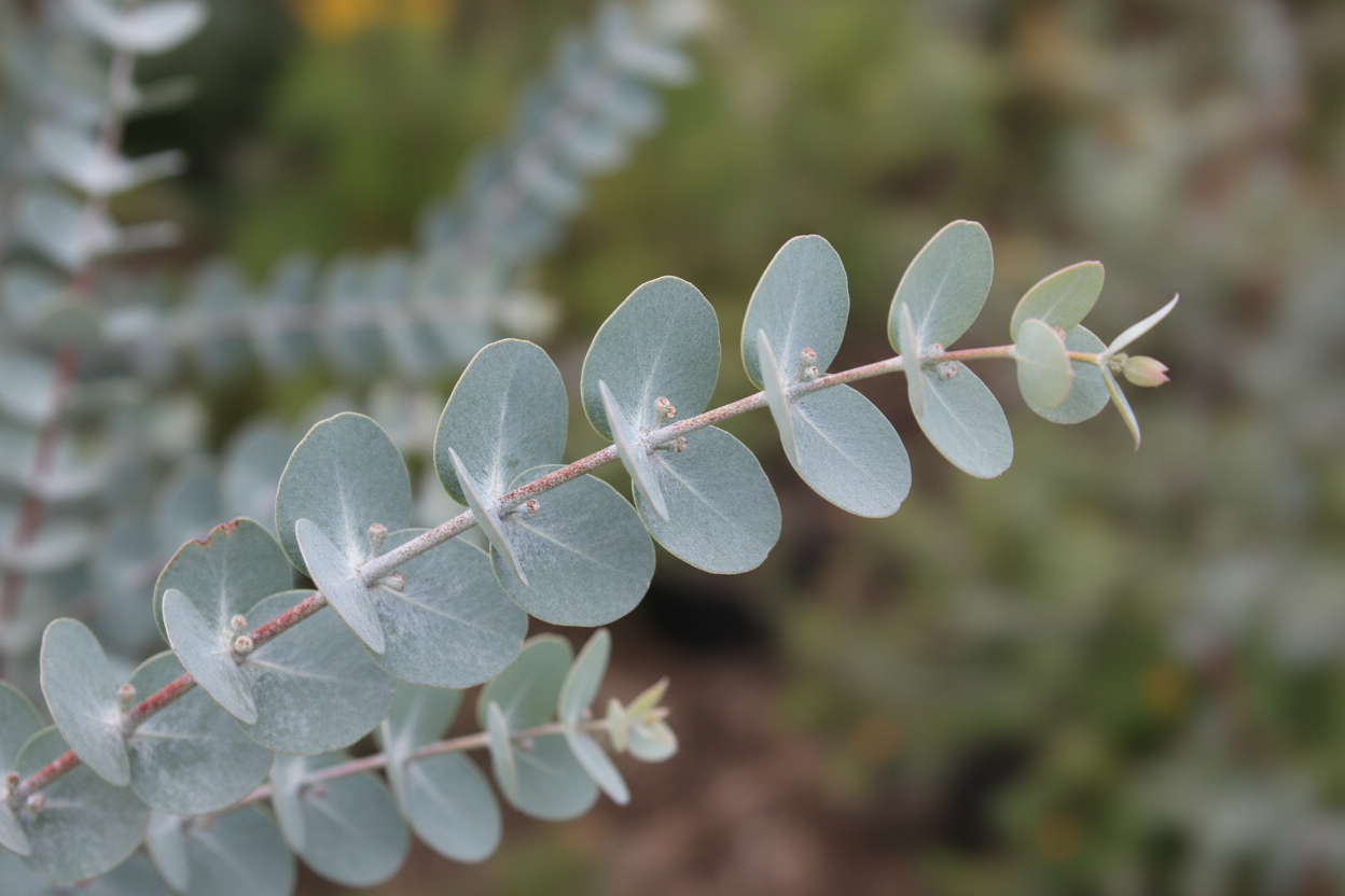 Eukalyptus / Eucalyptus Pulverulenta 'Baby Blue'
