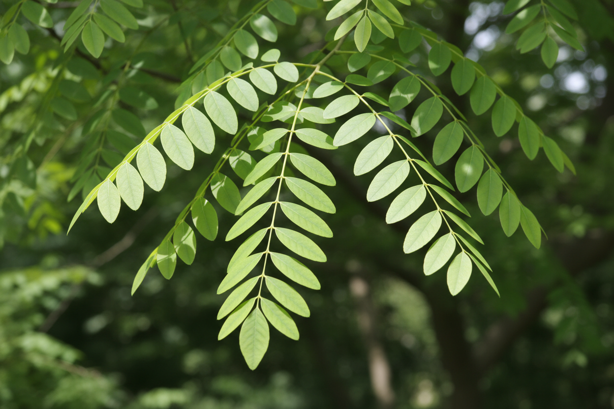 Schnurbaum Pendula gefiederte Blätter hängend Malsch Durmersheim Baumschule