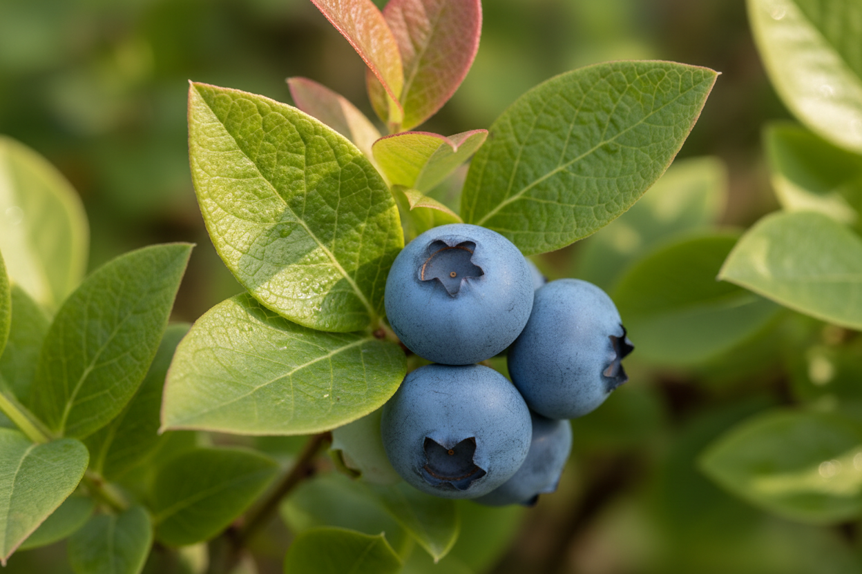 Amerikanische Heidelbeere - Detailaufnahme