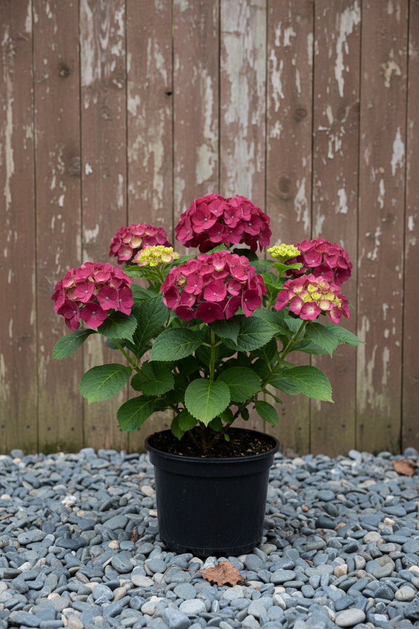 Ballhortensie Ruby Annabelle - Gesamtansicht