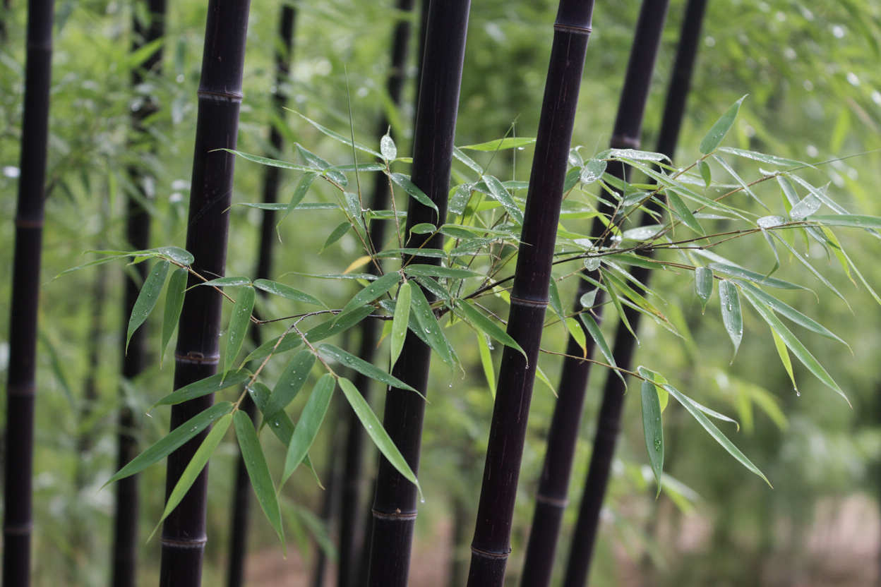 Bambus Black Pearl - Halmdetail