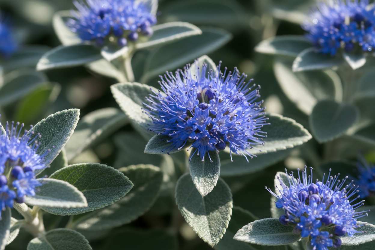 Bartblume - Blütendetail