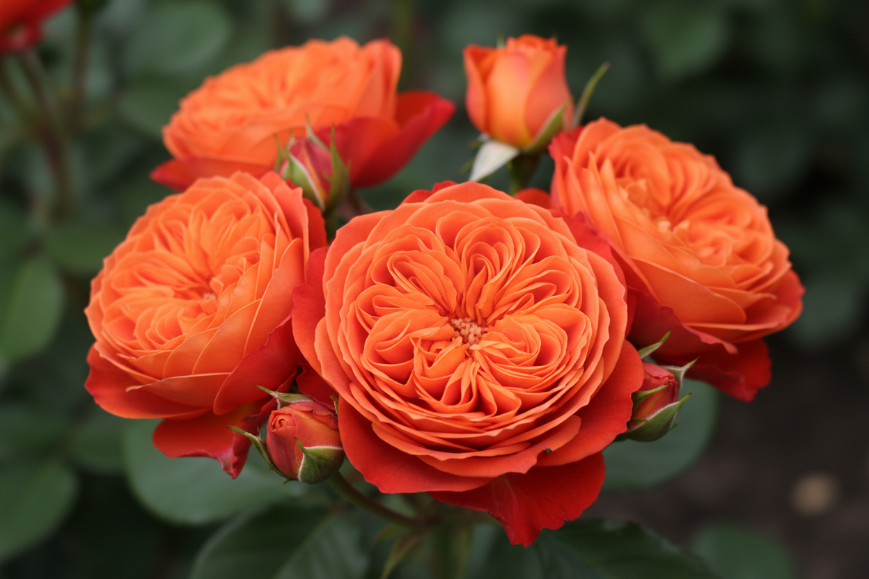 Beetrose Audienz - Blütendetail korrigiert