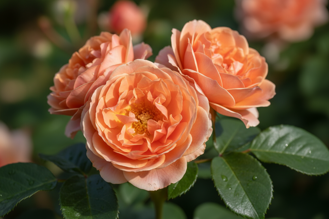 Beetrose Comeback - Blütendetail korrigiert