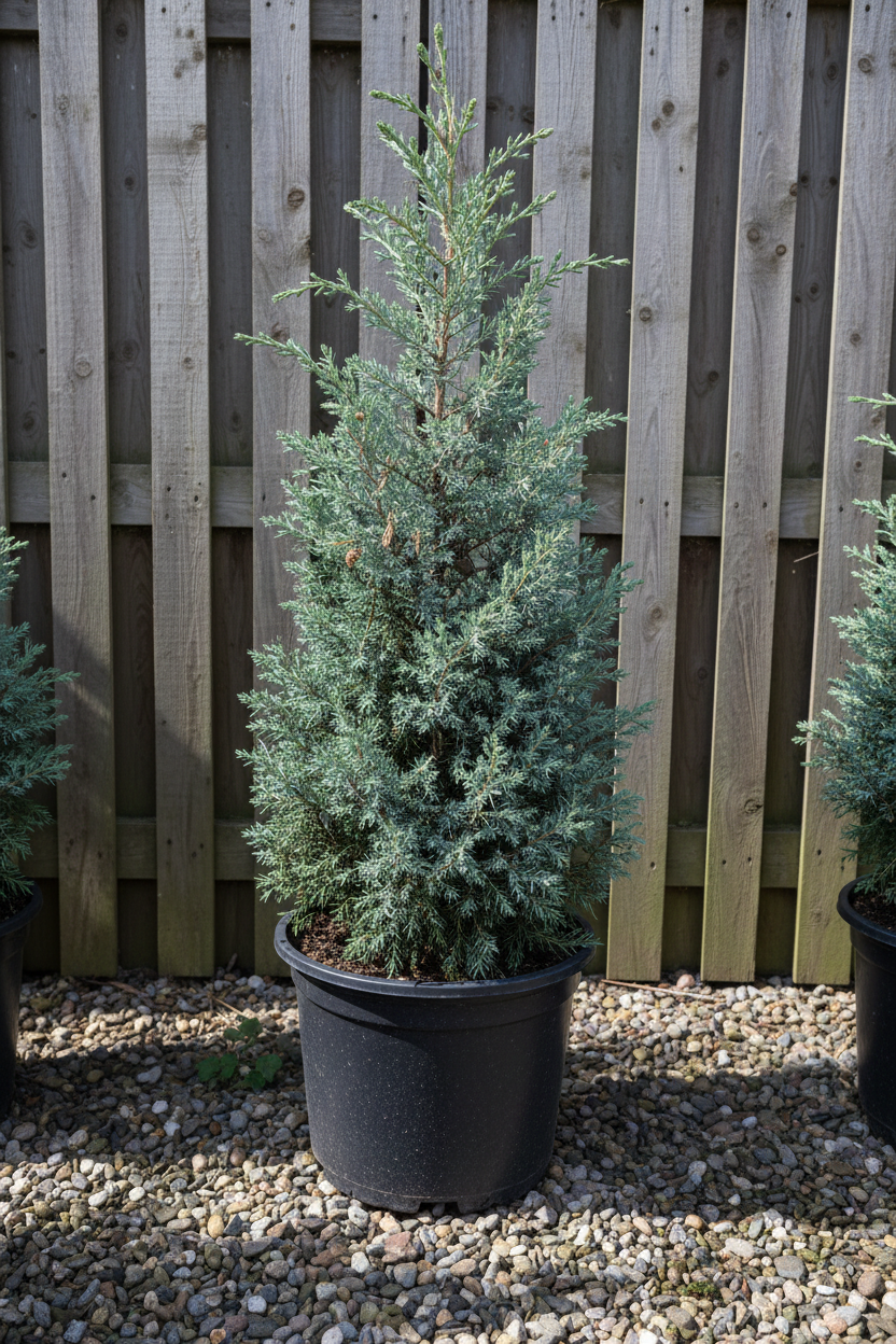 Blauer Wacholder Stricta - Gesamtansicht