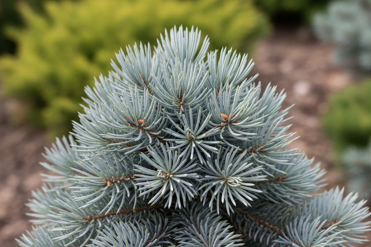 Blaufichte Glauca Globosa silberblau Kugel Hochstamm Malsch Rastatt Baumschule Kurrle