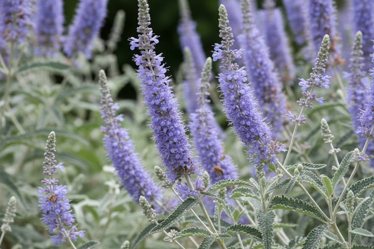 Blauraute Prime Time - Blütendetail