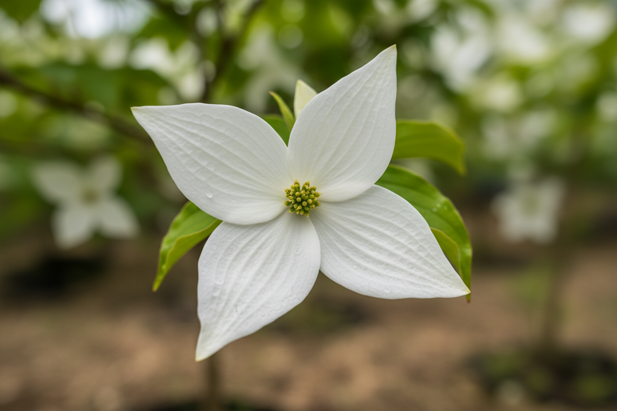 Blumen-Hartriegel Venus große weiße Blüten Frühjahr Zierbaum Malsch Durmersheim Baumschule