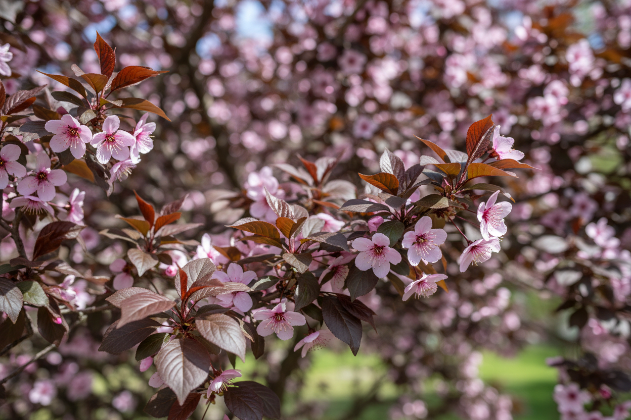 Blutpflaume Nigra - Blattdetail