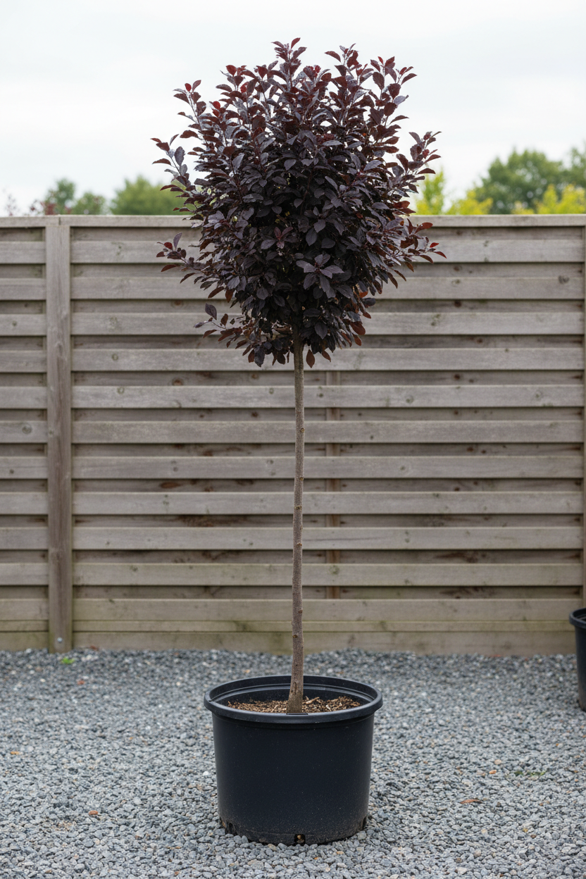 Blutpflaume Nigra Hochstamm - Gesamtansicht
