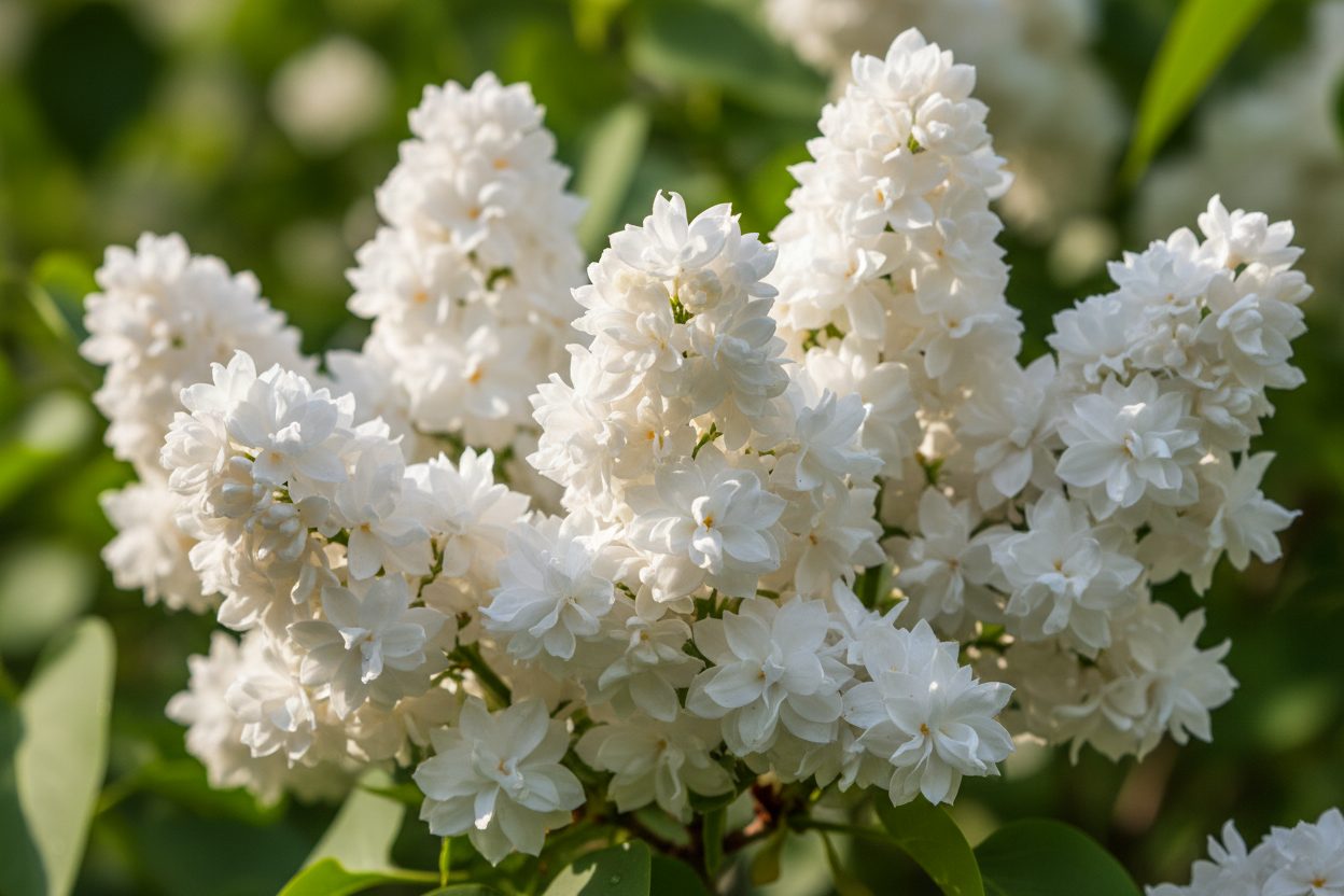 Edelflieder Mme Lemoine - Blütendetail