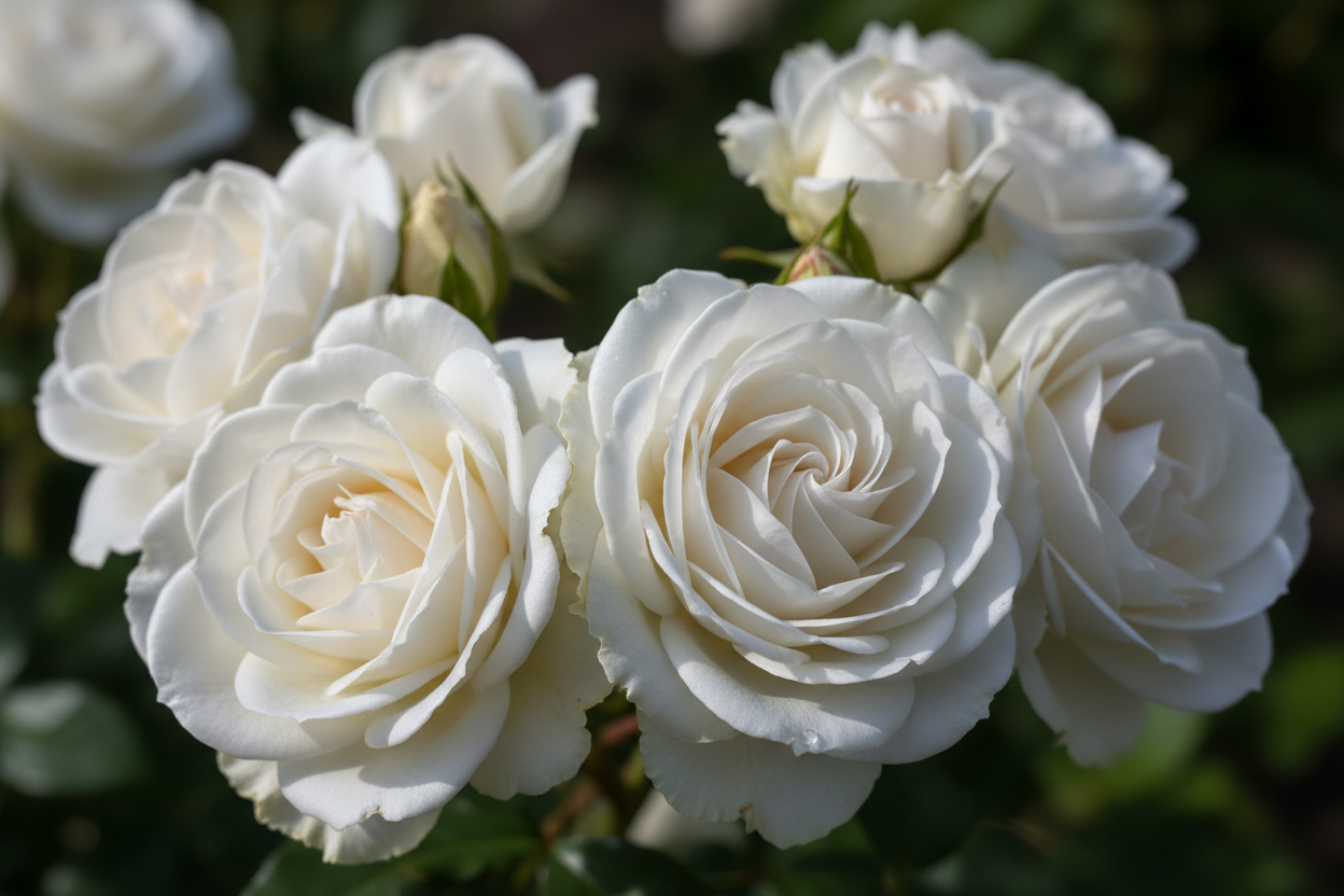 Edelrose Polarstern - Blütendetail