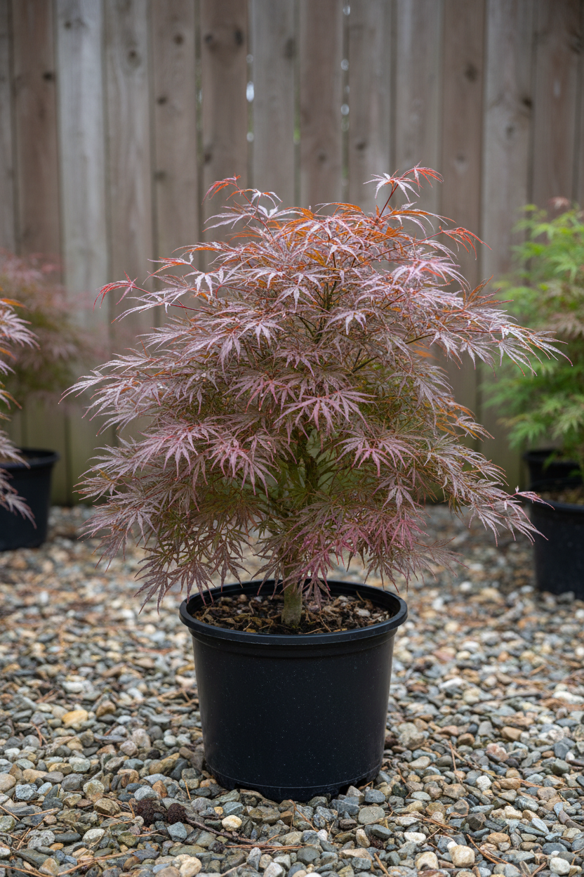 Fächerahorn Skeeters Broom Malsch Rastatt - Gesamtansicht