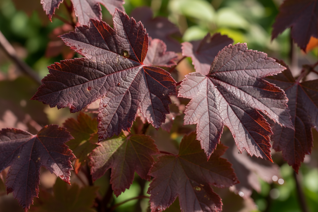 Fasanenspiere Red Baron Blätter natürlich Rüppurr - Detail