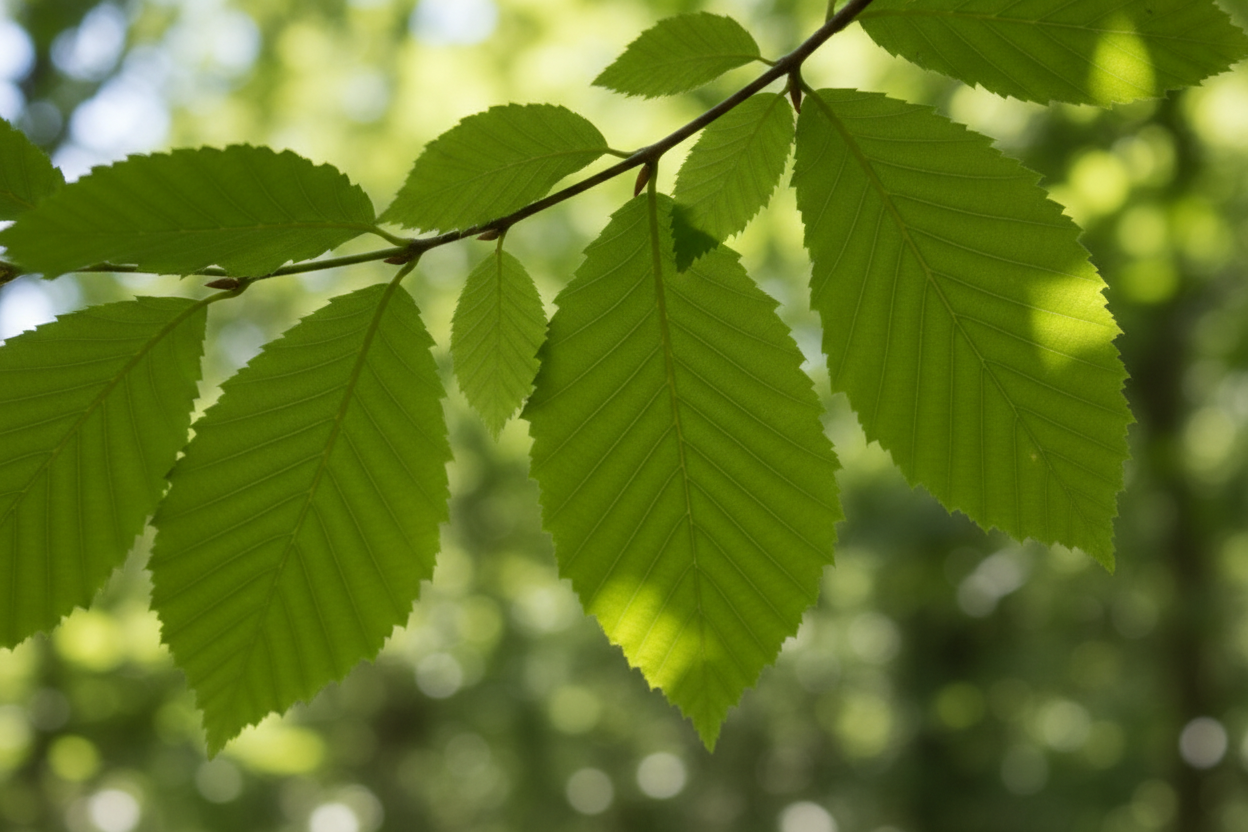 Hainbuche Carpinus betulus Blätter gesägt Hecke Heckenpflanze Malsch Karlsruhe Baumschule Kurrle