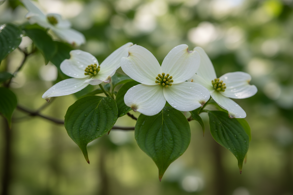 Hartriegel - Blütendetail