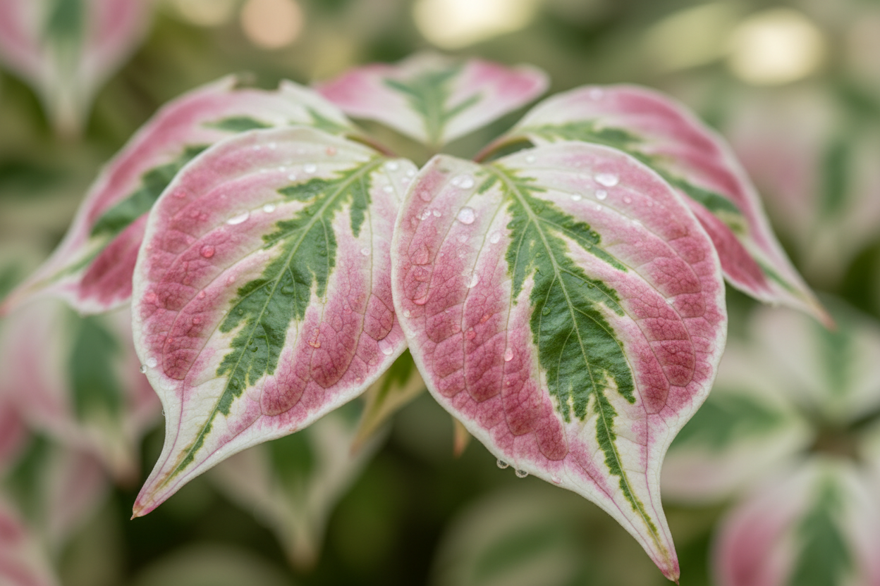 Hartriegel Rainbow - Blattdetail