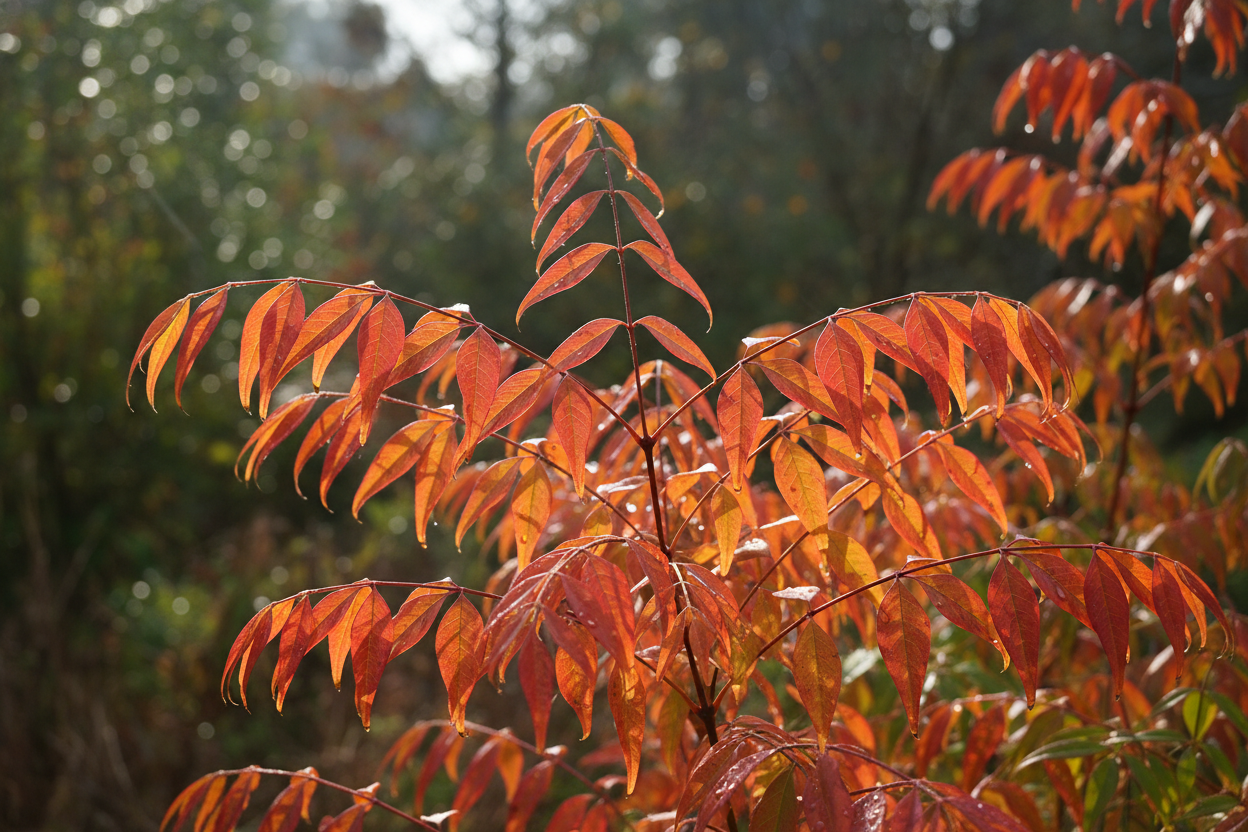 Heiliger Bambus Firepower rot-orange Herbstfärbung kompakt Malsch Karlsruhe Baumschule Kurrle