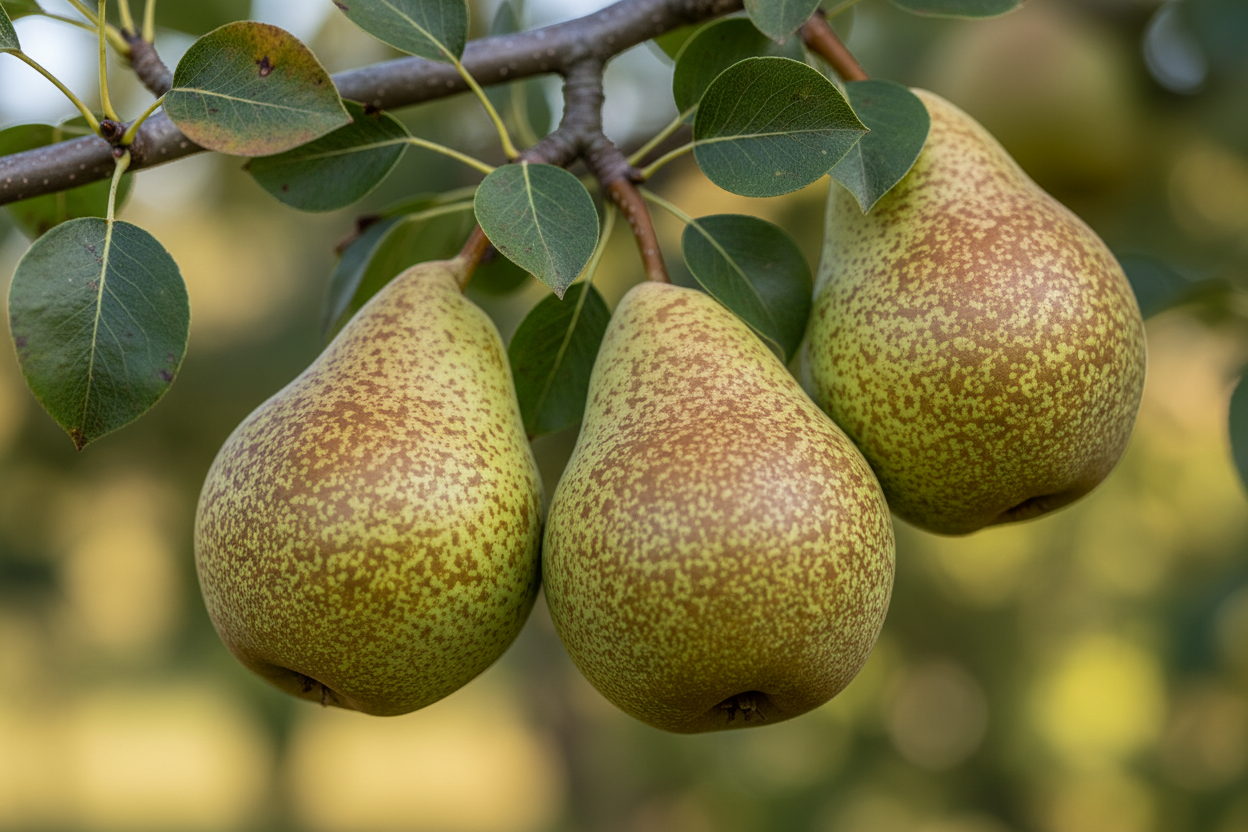 Herbstbirne 'Gellerts Butterbirne' - Fruchtdetail