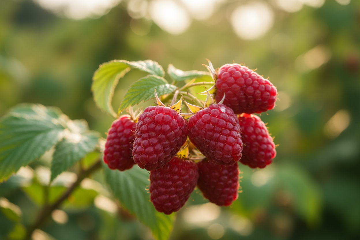 Himbeere Glen Ample rote Früchte Beerenobst Naschobst Malsch Karlsruhe Baumschule