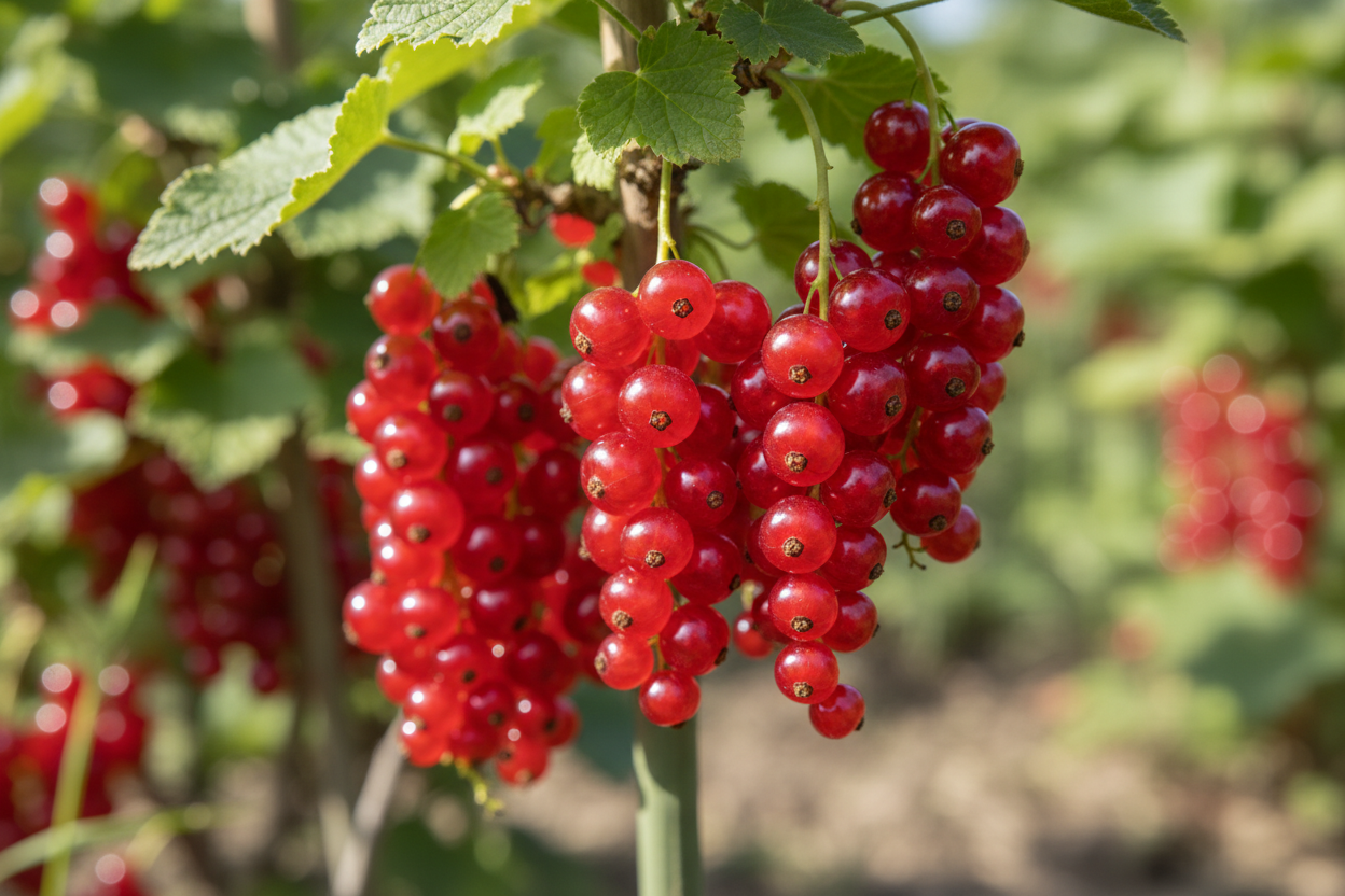 Johannisbeere Rolan rote Beeren Beerenobst Naschobst Malsch Muggensturm Baumschule