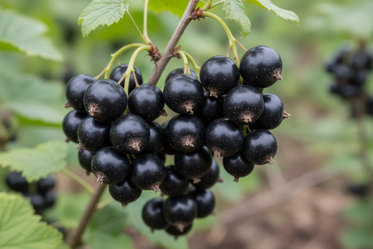 Johannisbeere schwarz schwarze Beeren Beerenobst Naschobst Malsch Durmersheim Baumschule