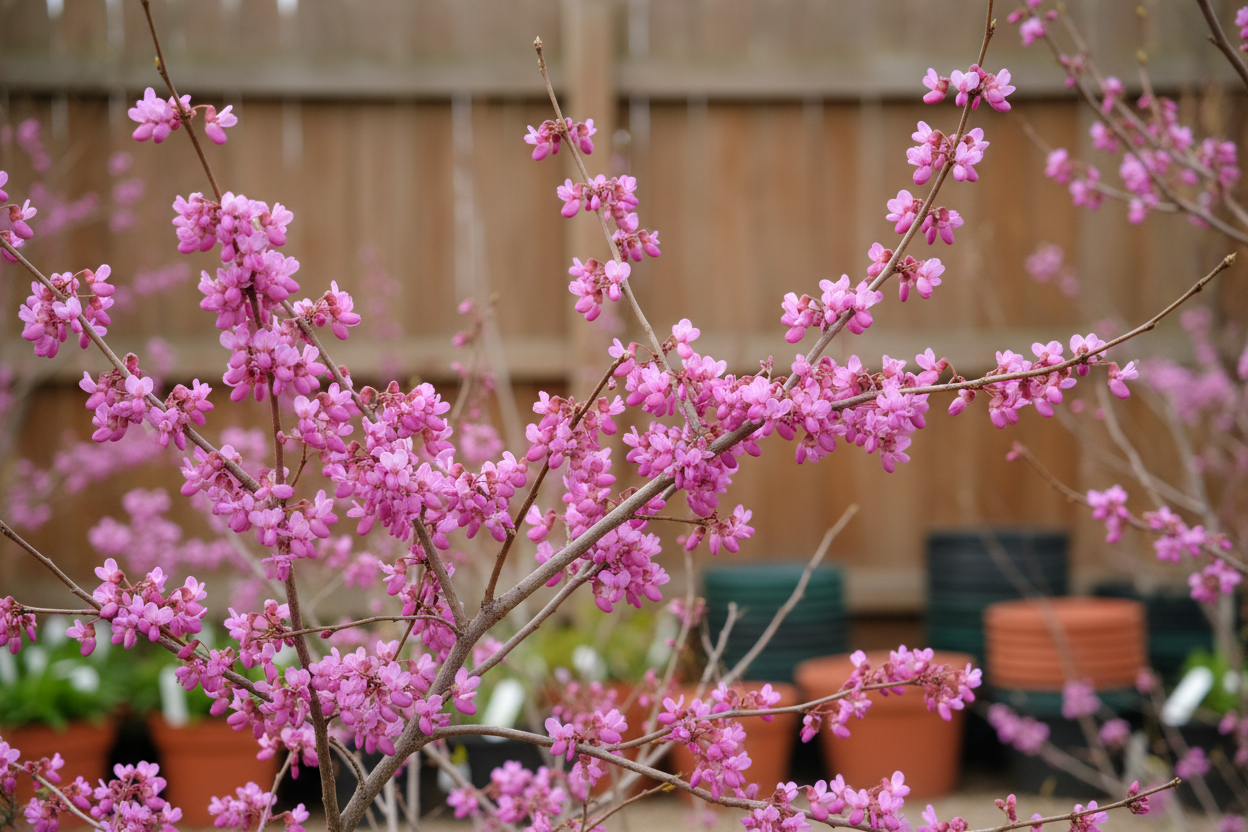 Judasbaum Avondale rosa Blüten Frühjahr Zierbaum Malsch Karlsruhe Baumschule