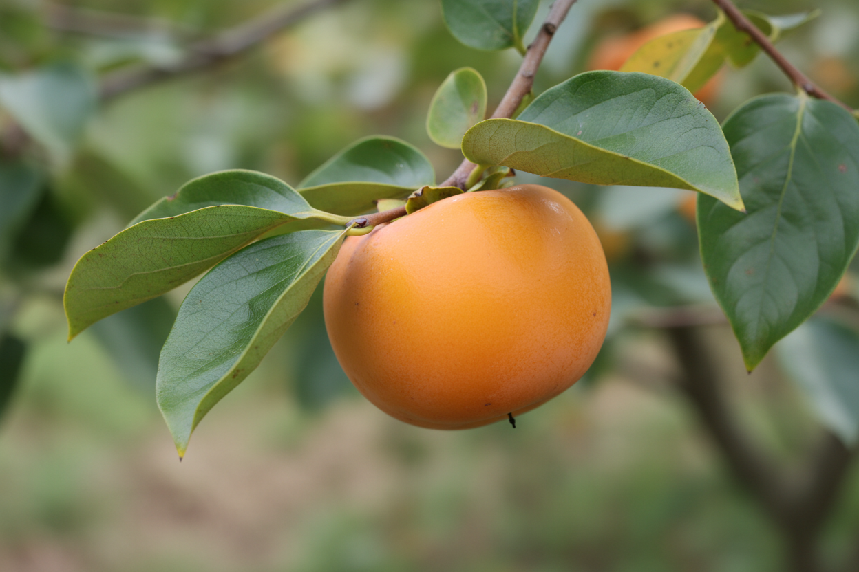 Kakibaum Tipo orange Frucht Obstbaum exotisch Malsch Rastatt Baumschule Kurrle