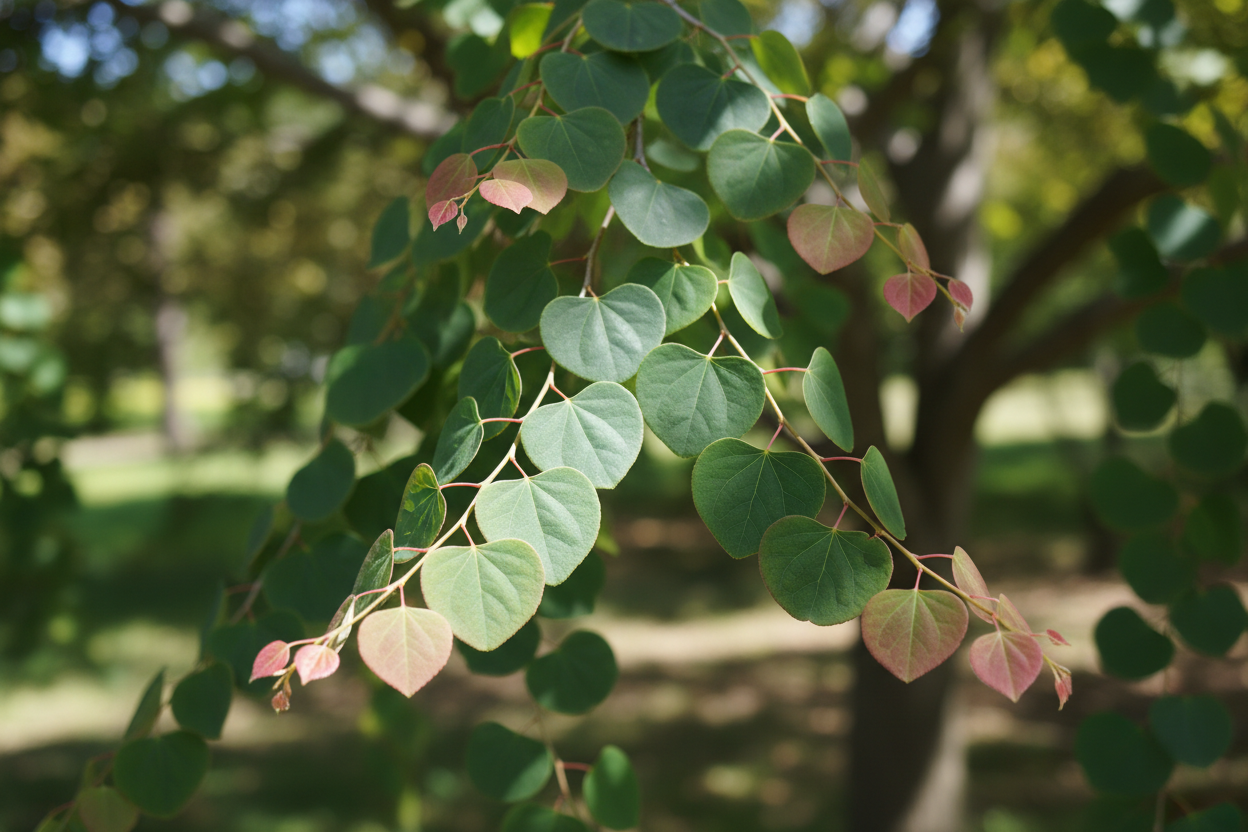 Katsurabaum Pendulum Herzblätter hängend Herbstfärbung Malsch Muggensturm Baumschule