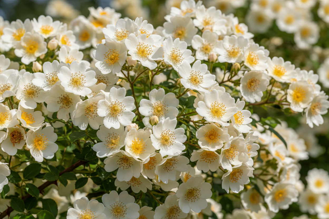 Kletterrose Bobby James weiß einfach Rambler duftend Malsch Ettlingen Baumschule