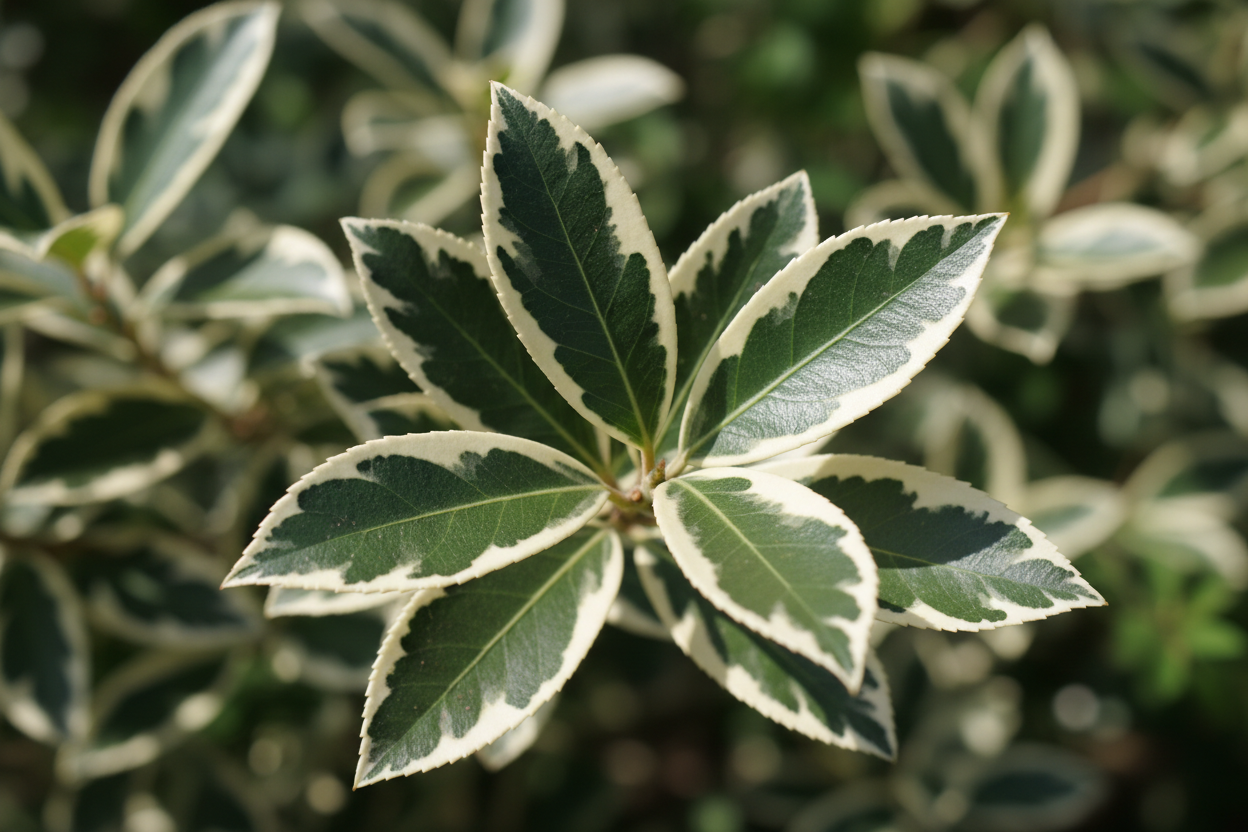 Ölweide Vivileg weißgerandet immergrün Sichtschutz winterhart Malsch Ettlingen Baumschule