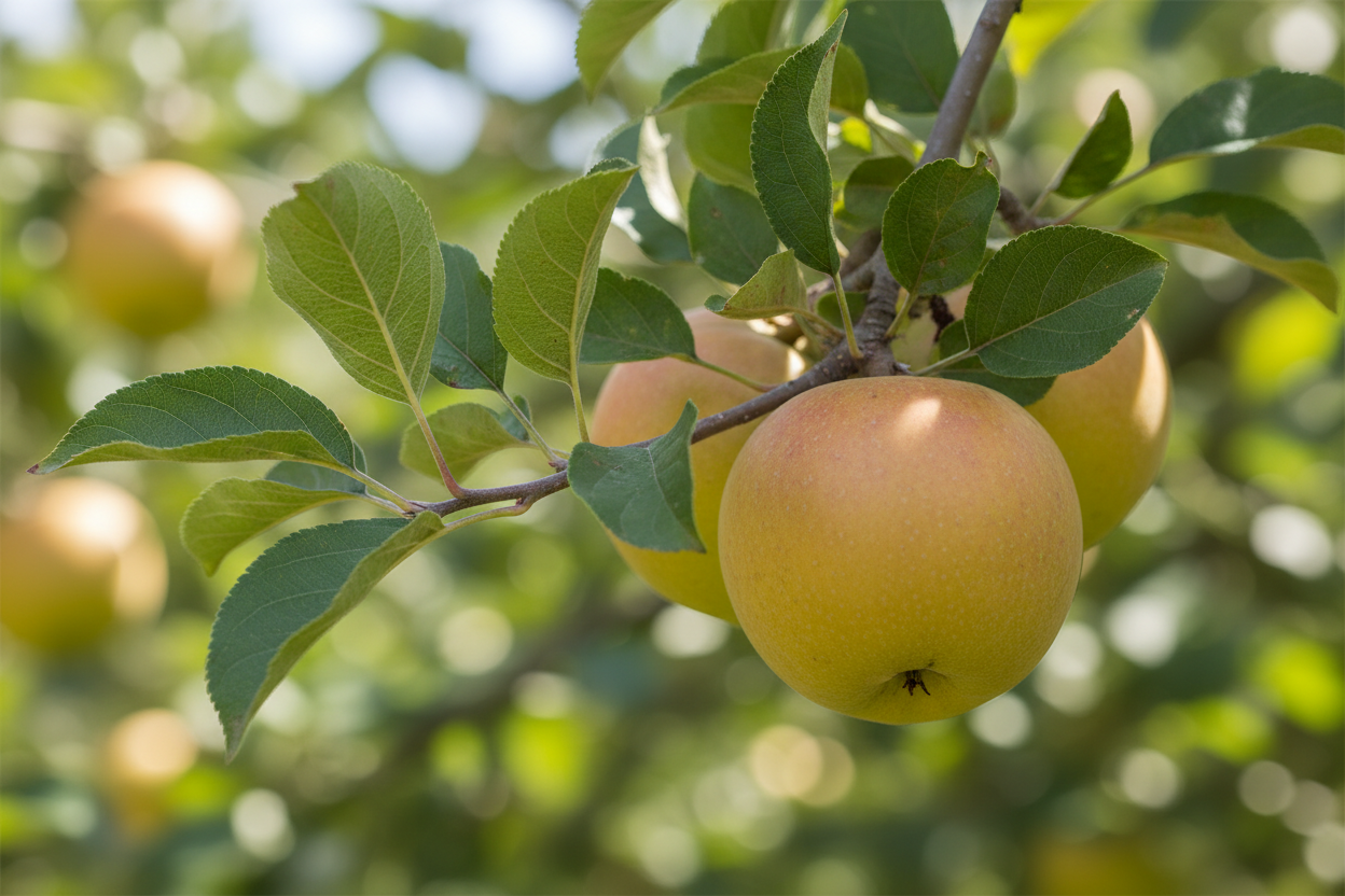 Apfel / Malus domestica 'golden delicious'