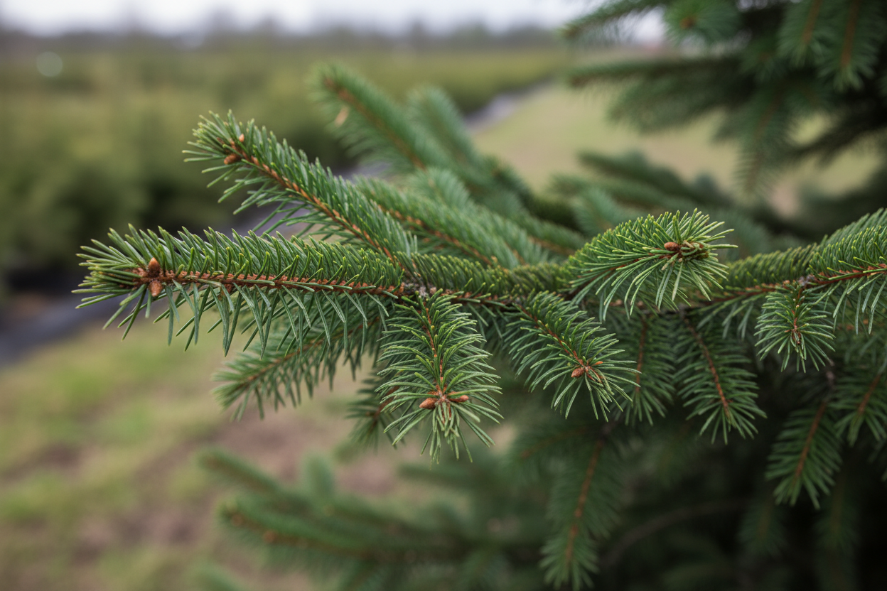 Rotfichte dunkelgrün Nadeln Konifere Weihnachtsbaum Malsch Durmersheim Baumschule