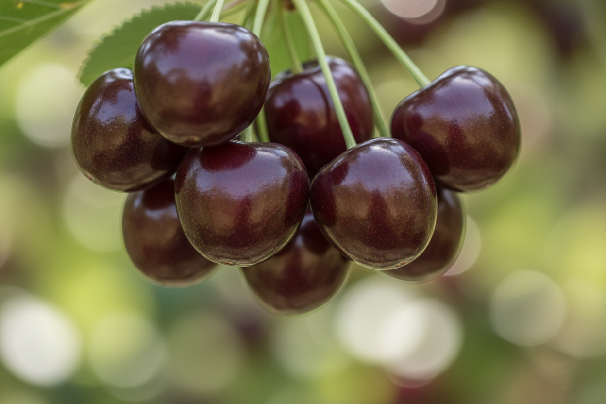 Süßkirsche Van dunkelrot Früchte Obstbaum Kirschbaum Malsch Muggensturm Baumschule