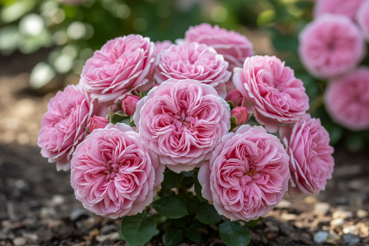 Strauchrose Uetersens Rosenprinzessin rosa gefüllt Kletterrose Malsch Ettlingen Baumschule