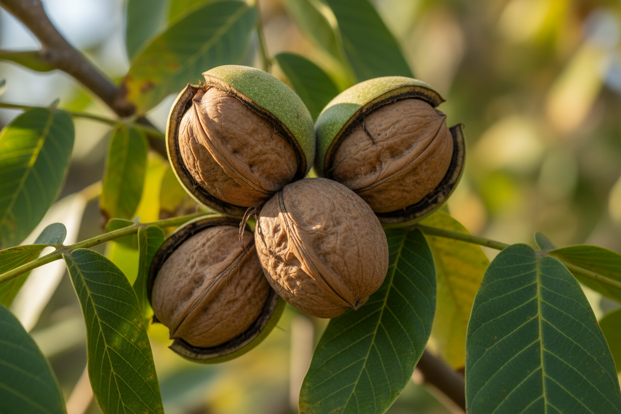 Walnuss 'Mars' - Fruchtdetail