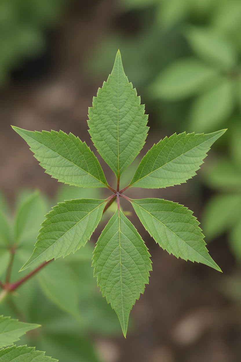 Wilder Wein Blätter Detail Malsch