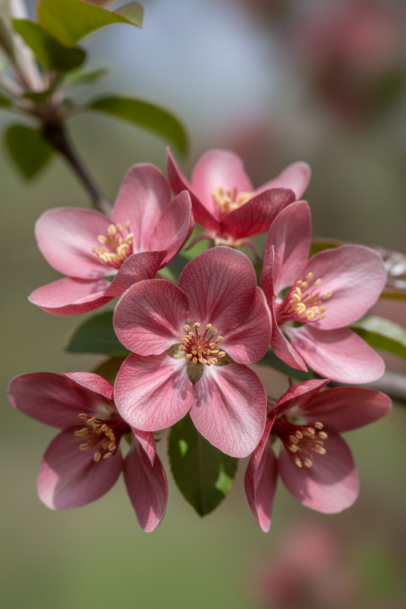 Zierapfel Coccinella Blüten Detail Malsch